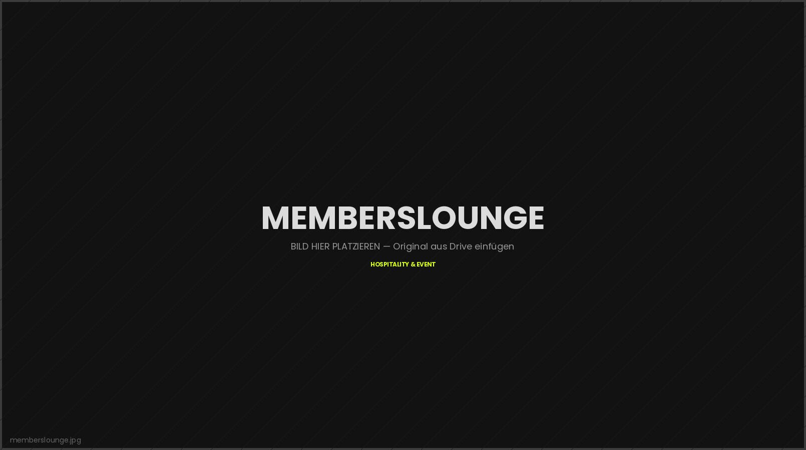 Memberslounge — Case Study von PLAYGROUND