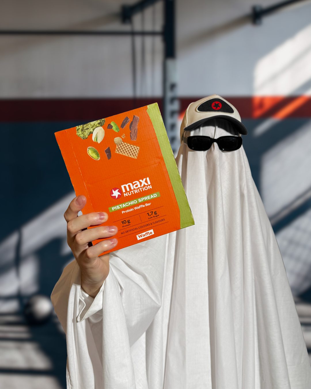 MaxiNutrition · vier Brand Faces fuer vier Fan-Gruppen.